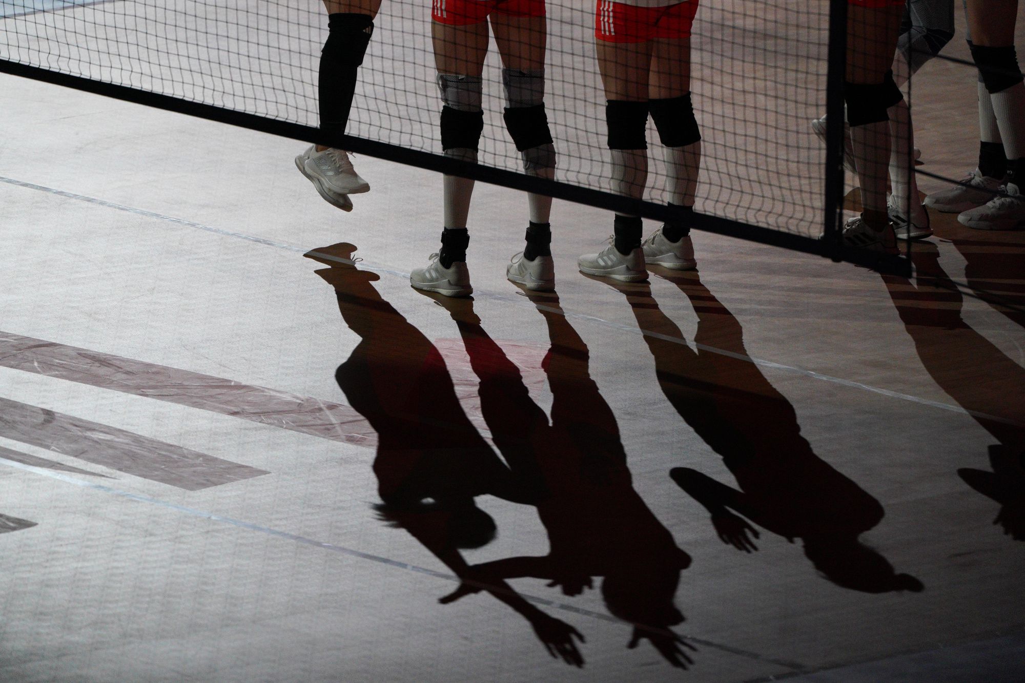 Team China players in the game.
