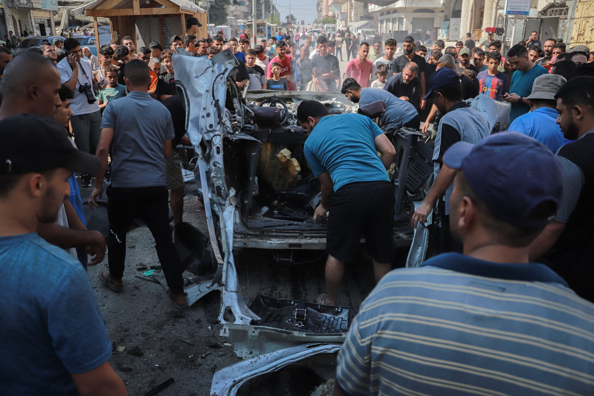 Israeli Strike Kills Two Palestinians in Gaza City