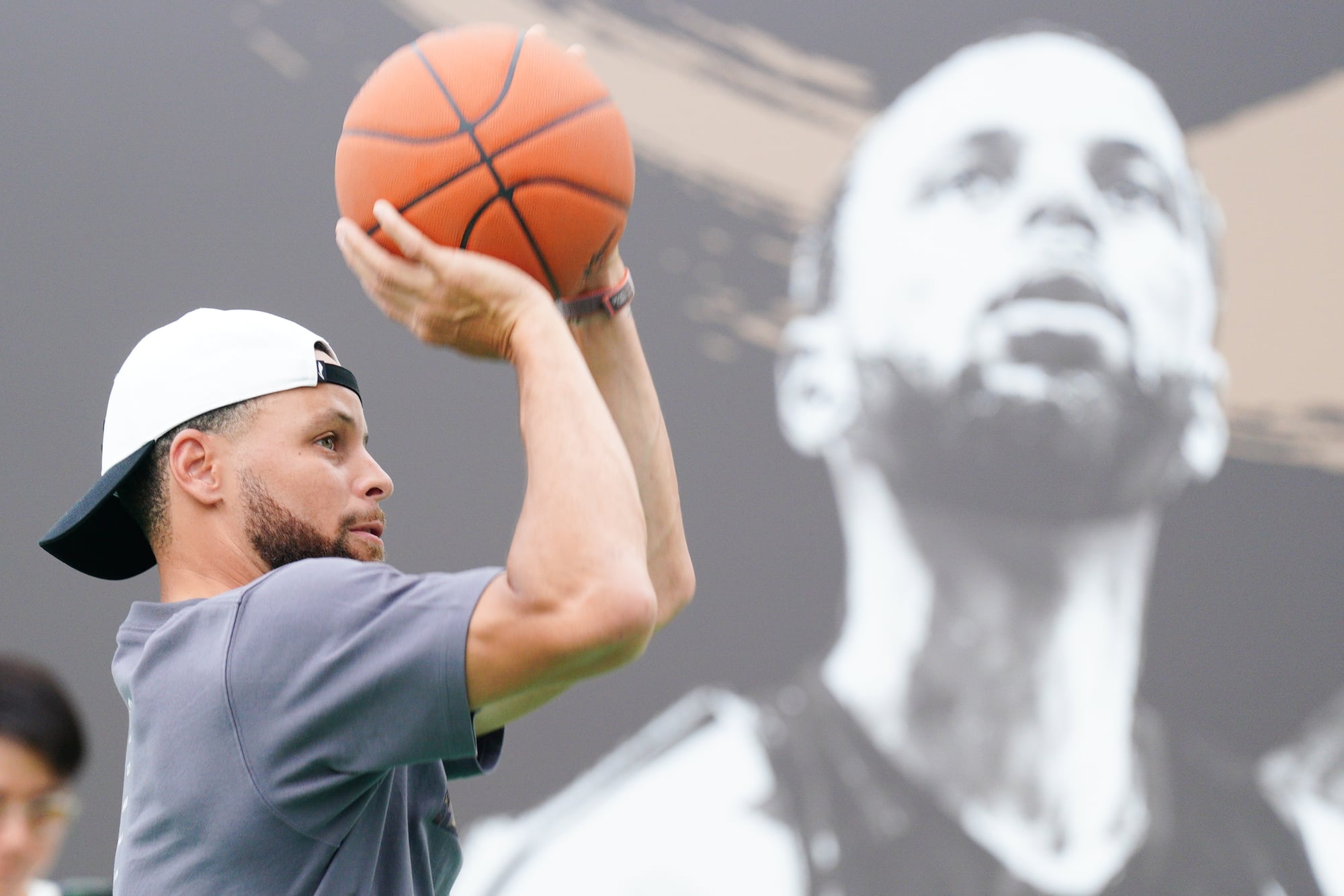NBA Star Stephen Curry Visiting Hong Kong.