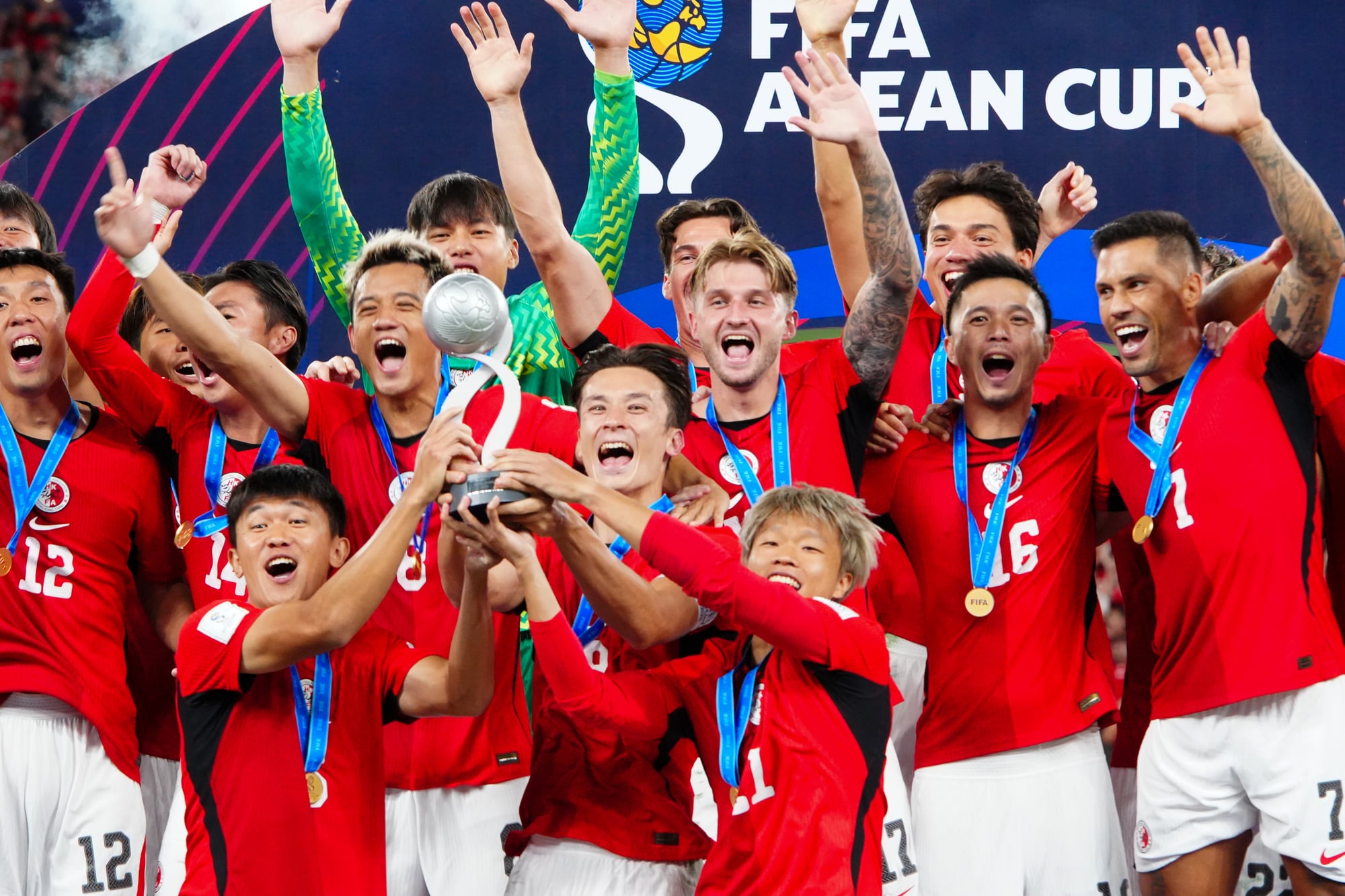 The Hong Kong, China men's national football team won the inaugural FIFA ASEAN Challenge Cup by defeating Cambodia 2–0 at the Kai Tak Stadium.