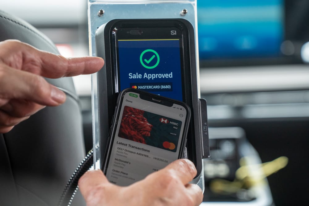 A credit card payment using apple pay A credit card payment using apple pay