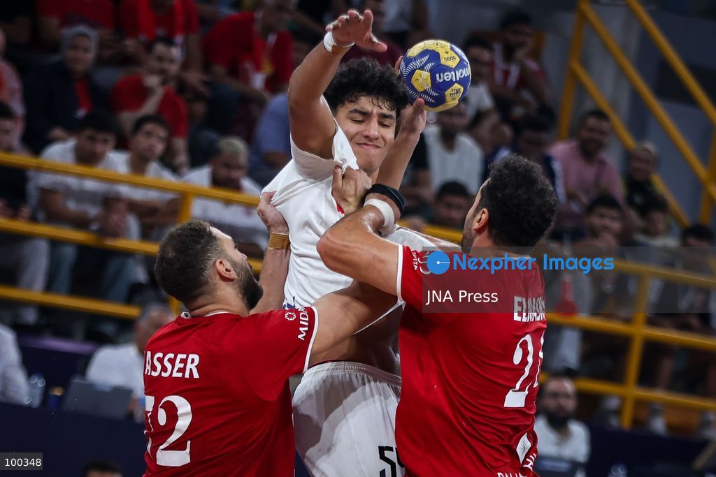 NEW ADMINISTRATIVE CAPITAL, EGYPT, OCTOBER 1, 2026: Zamalek and Al Ahly compete in the bronze medal match of the 19th IHF Men's Club World Championship at the New Administrative Capital Covered Hall. Al Ahly defeated Zamalek 30–25 to secure the bronze medal, with a 19–13 lead at half-time. Photo by Ayman Aref / JNA Press. (Photo by Ayman Aref/JNA Press via Nexpher Images)