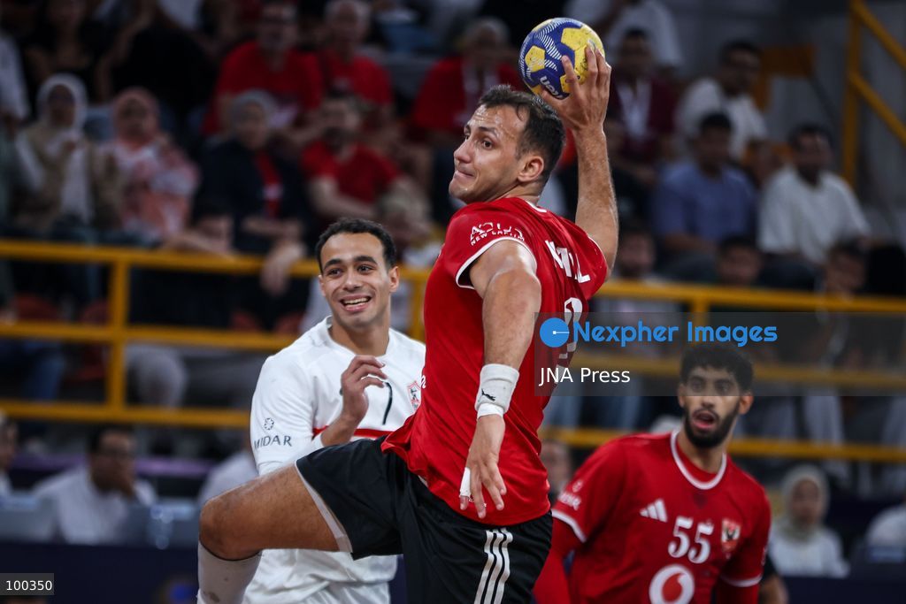 NEW ADMINISTRATIVE CAPITAL, EGYPT, OCTOBER 1, 2026: Zamalek and Al Ahly compete in the bronze medal match of the 19th IHF Men's Club World Championship at the New Administrative Capital Covered Hall. Al Ahly defeated Zamalek 30–25 to secure the bronze medal, with a 19–13 lead at half-time. Photo by Ayman Aref / JNA Press. (Photo by Ayman Aref/JNA Press via Nexpher Images)