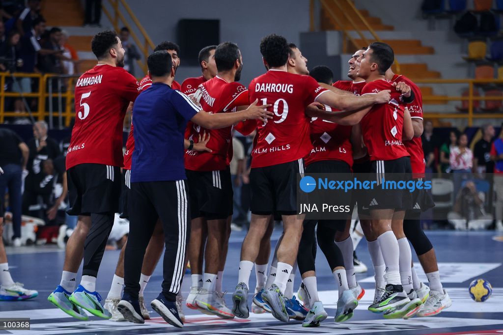 NEW ADMINISTRATIVE CAPITAL, EGYPT, OCTOBER 1, 2026: Zamalek and Al Ahly compete in the bronze medal match of the 19th IHF Men's Club World Championship at the New Administrative Capital Covered Hall. Al Ahly defeated Zamalek 30–25 to secure the bronze medal, with a 19–13 lead at half-time. Photo by Ayman Aref / JNA Press. (Photo by Ayman Aref/JNA Press via Nexpher Images)