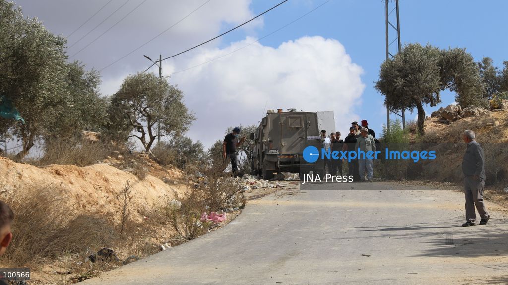 BEITA, NABLUS, PALESTINE – OCTOBER 2, 2026: Israeli settlers and Israeli forces attacked Palestinian farmers while they were picking olives in the Jabal Al-Arma area, east of Beita, south of Nablus. Settlers fired live ammunition toward the farmers, with no injuries reported. According to the Palestinian Red Crescent Society, Israeli forces also beat a 46-year-old Palestinian farmer during raids on olive farms in Beita. Witnesses told Anadolu that Israeli forces fired stun grenades and tear gas at farmers in the Jabal Al-Arma area, forcing them to leave. The olive harvest begins in early October and continues through the end of November, making it an important agricultural and economic season for Palestinian communities. The Palestinian Colonization and Wall Resistance Commission reported that more than 45,000 trees were cut down or damaged across the West Bank during the first half of 2026, including more than 26,000 olive trees. Photo by Salman Mohsen Alkhatib / JNA Press. (Photo by Salman Mohsen Alkhatib/JNA Press via Nexpher Images)