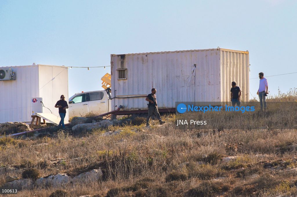 BEITA, NABLUS, PALESTINE – OCTOBER 2, 2026: Israeli settlers and Israeli forces attacked Palestinian farmers while they were picking olives in the Jabal Al-Arma area, east of Beita, south of Nablus. Settlers fired live ammunition toward the farmers, with no injuries reported. According to the Palestinian Red Crescent Society, Israeli forces also beat a 46-year-old Palestinian farmer during raids on olive farms in Beita. Witnesses told Anadolu that Israeli forces fired stun grenades and tear gas at farmers in the Jabal Al-Arma area, forcing them to leave. The olive harvest begins in early October and continues through the end of November, making it an important agricultural and economic season for Palestinian communities. The Palestinian Colonization and Wall Resistance Commission reported that more than 45,000 trees were cut down or damaged across the West Bank during the first half of 2026, including more than 26,000 olive trees. Photo by Salman Mohsen Alkhatib / JNA Press. (Photo by Salman Mohsen Alkhatib/JNA Press via Nexpher Images)