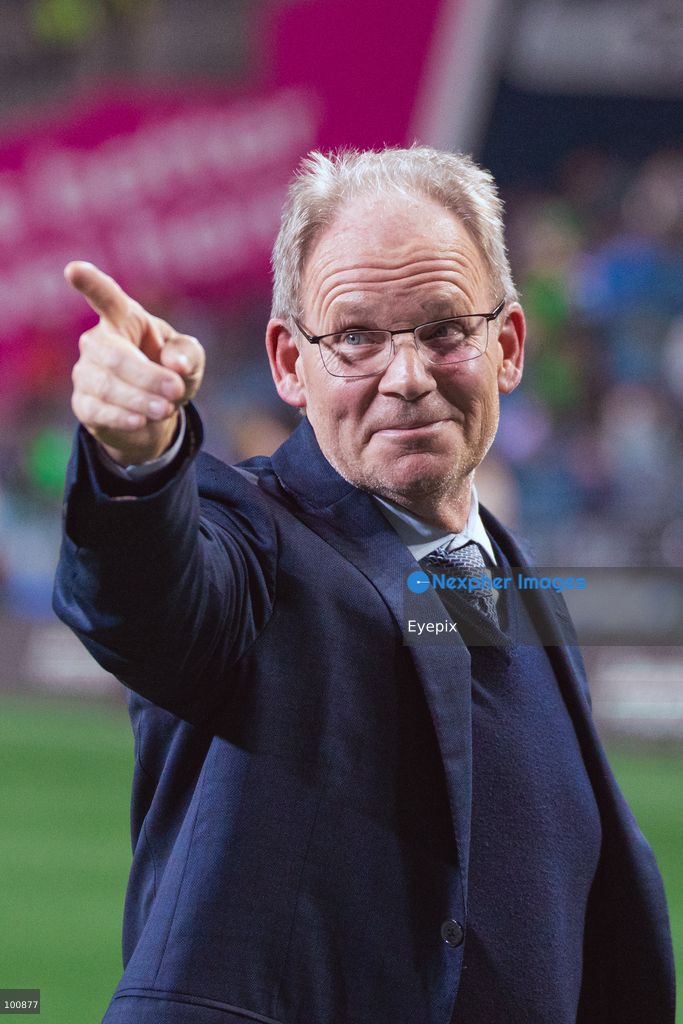 Seattle Sounders FC Head Coach Brian Schmetzer celebrates after winning the MLS match between Sounders FC and Sporting Kansas City at Lumen Field. on October 1, 2026 in Seattle, Washington. (Photo by Jules Doyle/ Eyepix Group) (Photo by Jules Doyle/ Eyepix Group/Eyepix via Nexpher Images)