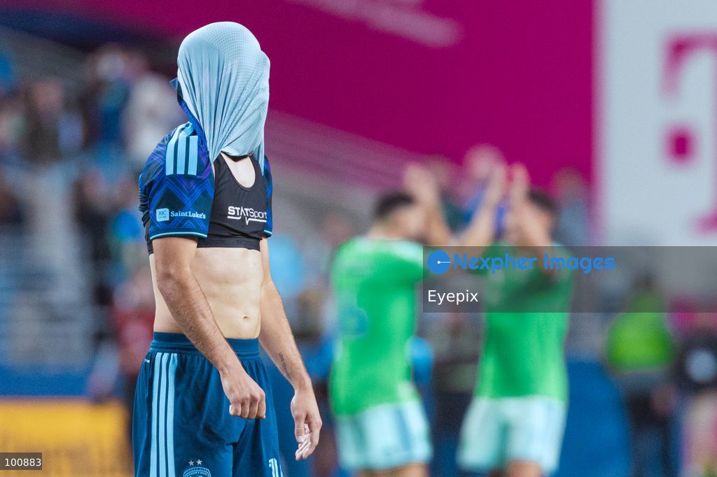 Jansen Miller #15 of Sporting Kansas City reacts after the MLS match between Sounders FC and Sporting Kansas City at Lumen Field. on October 1, 2026 in Seattle, Washington. (Photo by Jules Doyle/ Eyepix Group) (Photo by Jules Doyle/ Eyepix Group/Eyepix via Nexpher Images)