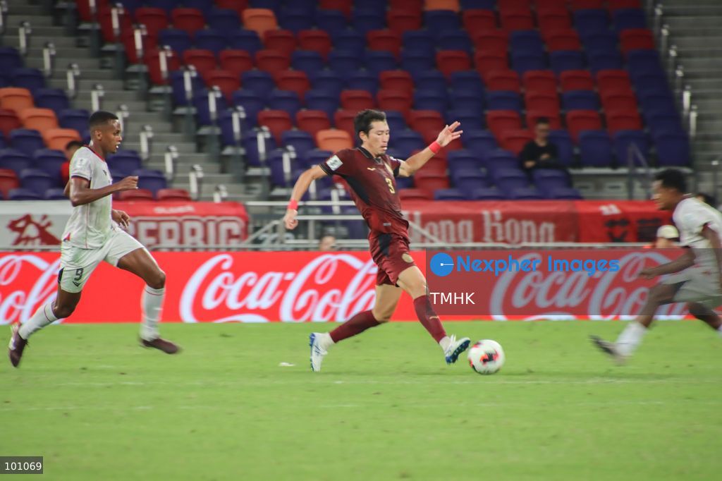 A general view shows players of Timor-Leste and Cambodia competing during their thrilling 2-2 draw in the FIFA ASEAN Challenge Cup Group B fixture at Kai Tak Stadium on September 30, 2026 in Hong Kong. Andres Nieto struck a first-half brace for Cambodia to cancel out wondergoals from Timor-Leste's Joao Pedro and Corsino Lemos, securing the point Cambodia needed to top the group and advance to Saturday's final against Hong Kong, China. (Photo by Gordon Choi/TMHK via Nexpher Images)