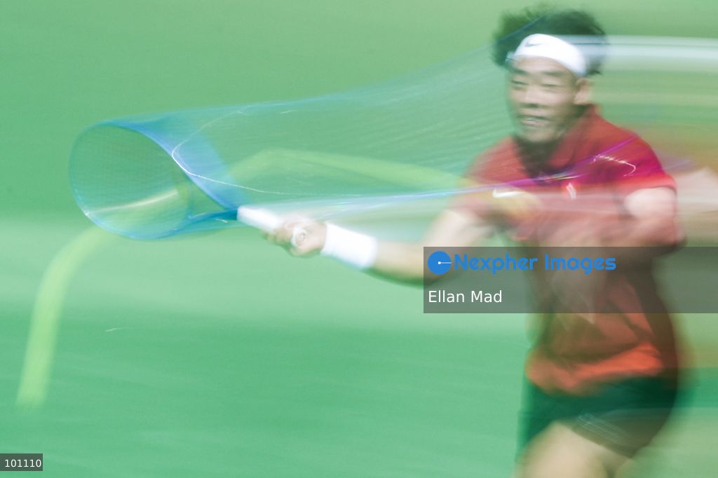 Hong Kong Tennis player, Coleman Wong Chak-lam during the Men's Final at the 2026 Asian games on October 3, 2026 in Nagoya, Japan. (Photo by Ellan Mad/Nexpher Images)