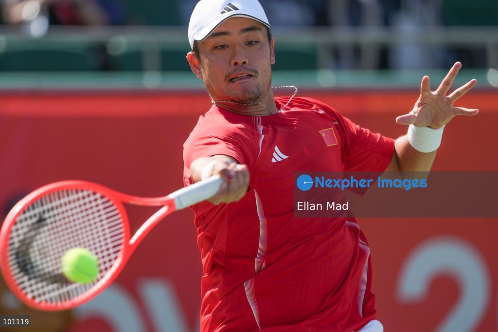 China Tennis player, Wu Yibing during the Men's Final at the 2026 Asian games on October 3, 2026 in Nagoya, Japan. (Photo by Ellan Mad/Nexpher Images)