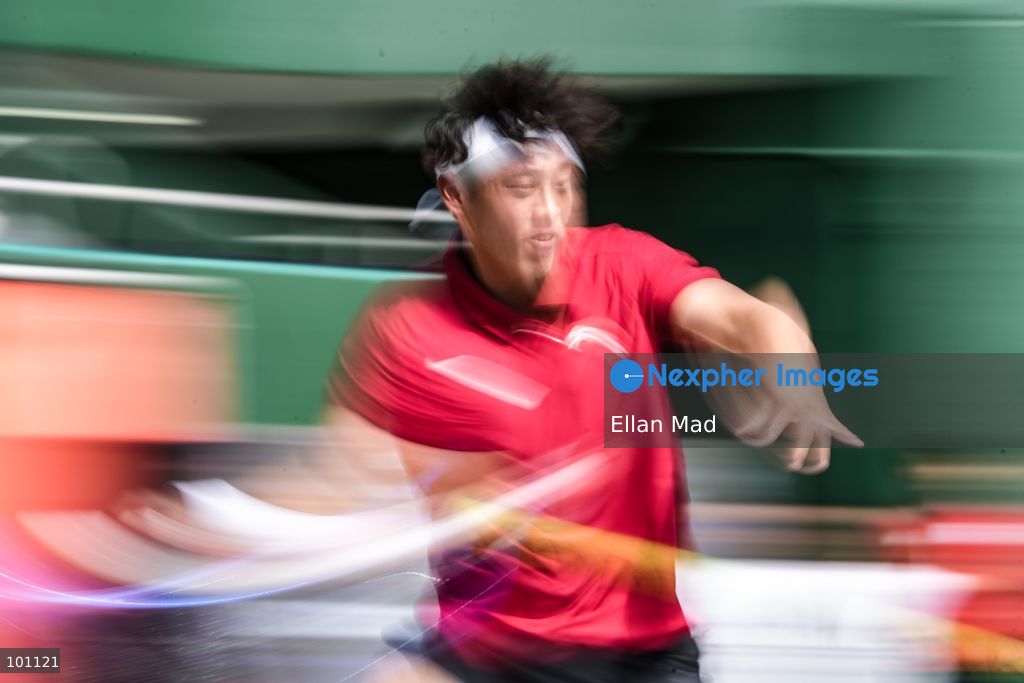 Hong Kong Tennis player, Coleman Wong Chak-lam during the Men's Final at the 2026 Asian games on October 3, 2026 in Nagoya, Japan. (Photo by Ellan Mad/Nexpher Images)