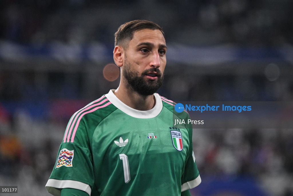 PARIS, FRANCE - OCTOBER 2, 2026: Italy’s goalkeeper Gianluigi Donnarumma looks on at the end of the Nations League football match between France and Italy at the Stade de France stadium in Saint Denis near Paris on October 2, 2026. Photo by Firas Abdullah / JNA Press (Photo by Firas Abdullah/JNA Press via Nexpher Images)