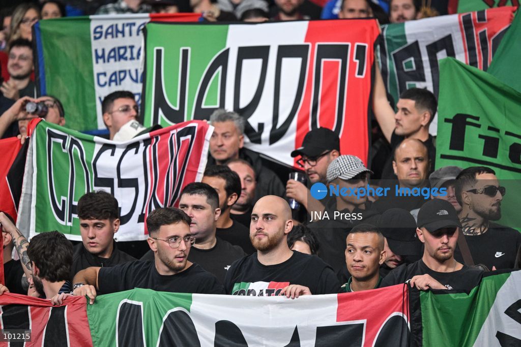 PARIS, FRANCE - OCTOBER 2, 2026: Italian supporters cheer during the Nations League football match between France and Italy at the Stade de France stadium in Saint Denis near Paris on October 2, 2026. Photo by Firas Abdullah / JNA Press (Photo by Firas Abdullah/JNA Press via Nexpher Images)