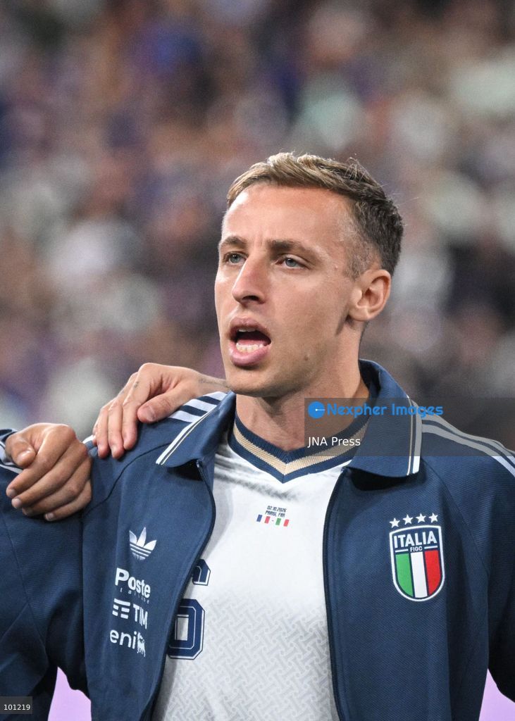 PARIS, FRANCE - OCTOBER 2, 2026: Italy’s midfielder Davide Frattesi looks on during the Nations League football match between France and Italy at the Stade de France stadium in Saint Denis near Paris on October 2, 2026. Photo by Firas Abdullah / JNA Press (Photo by Firas Abdullah/JNA Press via Nexpher Images)