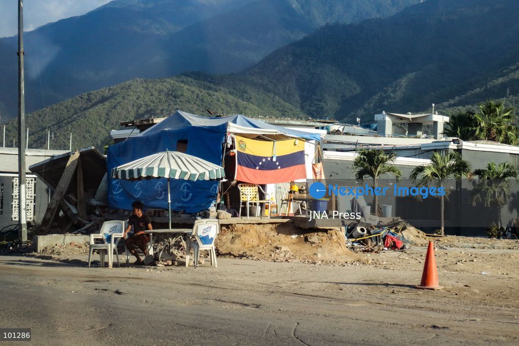LA GUAIRA, VENEZUELA, OCTOBER 3, 2026: Debris, twisted metal and damaged structures remain in parts of La Guaira 100 days after the June 24 earthquake devastated communities along Venezuela's Caribbean coast. While major roads in areas including Los Corales, Caraballeda and Caribe have been cleared, extensive debris and damaged infrastructure remain in some residential areas, including the heavily affected Hugo Chavez housing complex. The scenes highlight the continuing recovery and reconstruction challenges three months after the disaster. Photo by Mario Flores/ JNA Press. (Photo by Mario Flores/JNA Press via Nexpher Images)