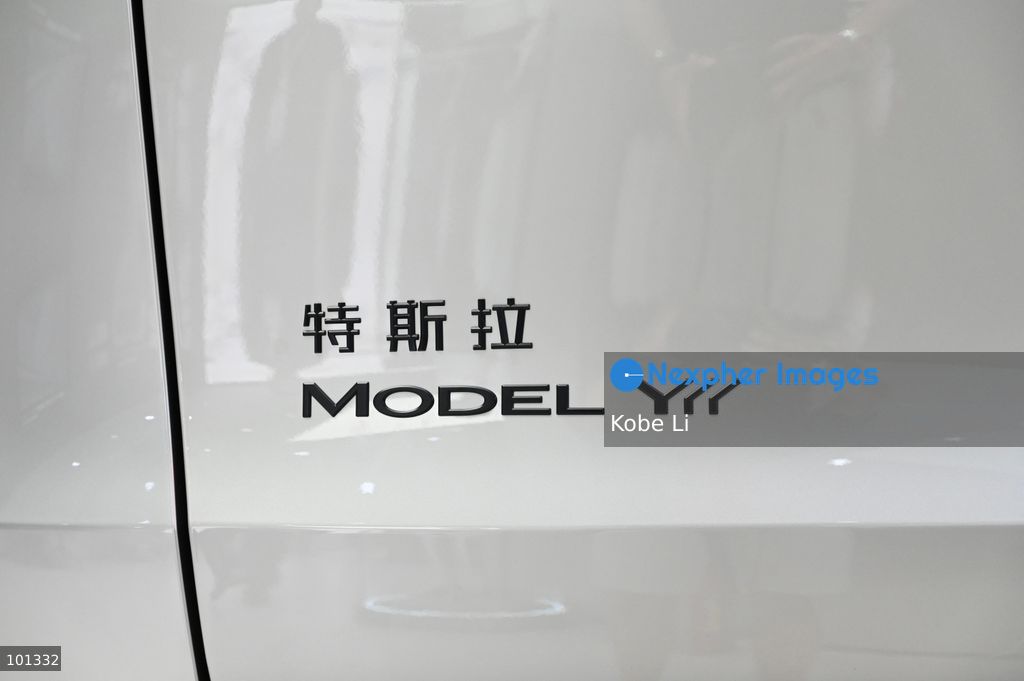 A general view showing a Tesla Model YL displaying at a shop on October 3, 2026 in Shenzhen, China. (Photo by Kobe Li/Nexpher Images)