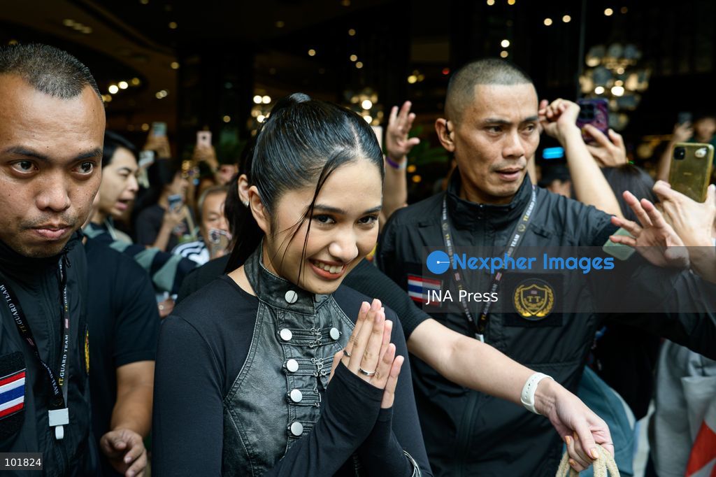 BANGKOK, THAILAND, OCTOBER 4, 2026: Thai singer and guitarist Nene Royal takes part in a victory parade through central Bangkok following her win on Season 21 of America's Got Talent. The 16-year-old, who became the first Thai contestant to win the competition, was welcomed by fans during the "Welcome NENE ROYAL: Win The World for Thailand" celebration organized by Siam Piwat and private-sector partners. The parade began at Siam Paragon and travelled through central Bangkok before returning to the shopping complex for a welcome event. Photo by Watsawat Koktabtim / JNA Press (Photo by Watsawat Koktabtim/JNA Press via Nexpher Images)