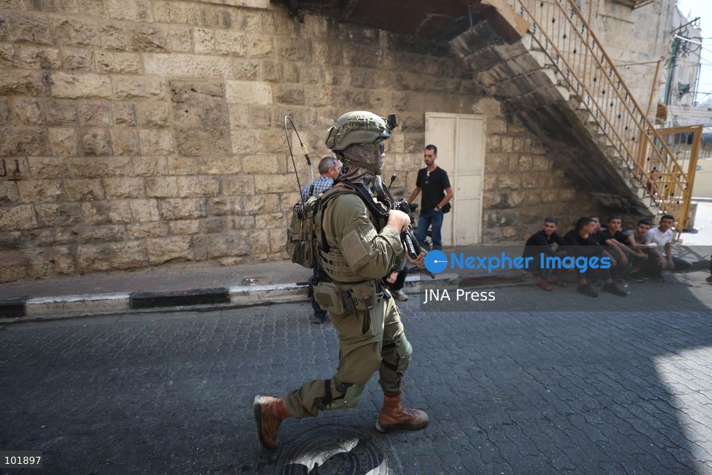 HEBRON, OCCUPIED WEST BANK, OCTOBER 4, 2026: Newly installed Israeli military gates are seen near entrances to Hebron's Old City as Israeli forces impose additional movement restrictions in the area. One of the new iron gates was installed in the Al-Zahid area, a key route connecting neighborhoods of the Old City and providing access toward the Ibrahimi Mosque. Local shop owner Badr al-Tamimi said the restrictions were affecting access to more than 1,000 commercial shops and over 500 homes in the area. Photo by Mosab Shawer / JNA Press. (Photo by Mosab shawer/JNA Press via Nexpher Images)