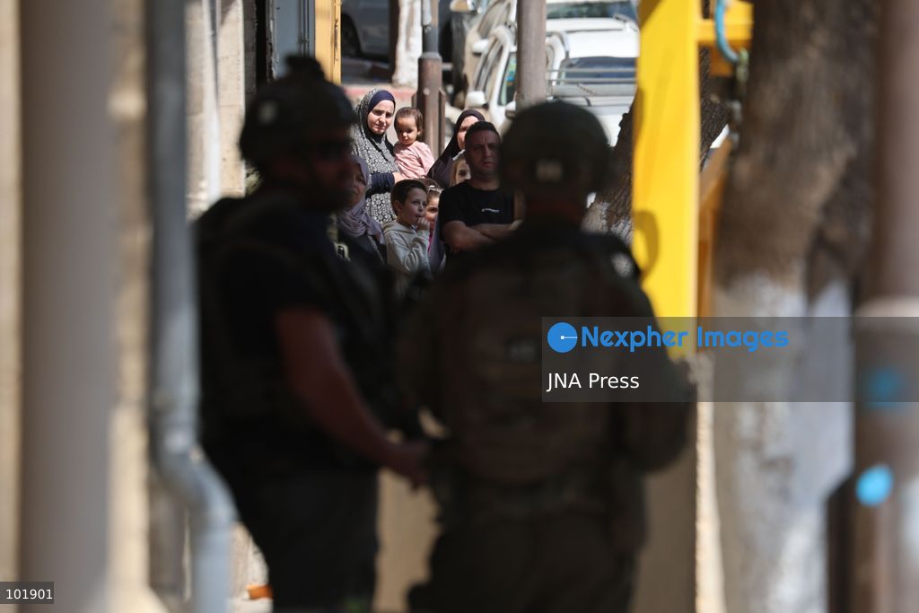 HEBRON, OCCUPIED WEST BANK, OCTOBER 4, 2026: Newly installed Israeli military gates are seen near entrances to Hebron's Old City as Israeli forces impose additional movement restrictions in the area. One of the new iron gates was installed in the Al-Zahid area, a key route connecting neighborhoods of the Old City and providing access toward the Ibrahimi Mosque. Local shop owner Badr al-Tamimi said the restrictions were affecting access to more than 1,000 commercial shops and over 500 homes in the area. Photo by Mosab Shawer / JNA Press. (Photo by Mosab shawer/JNA Press via Nexpher Images)