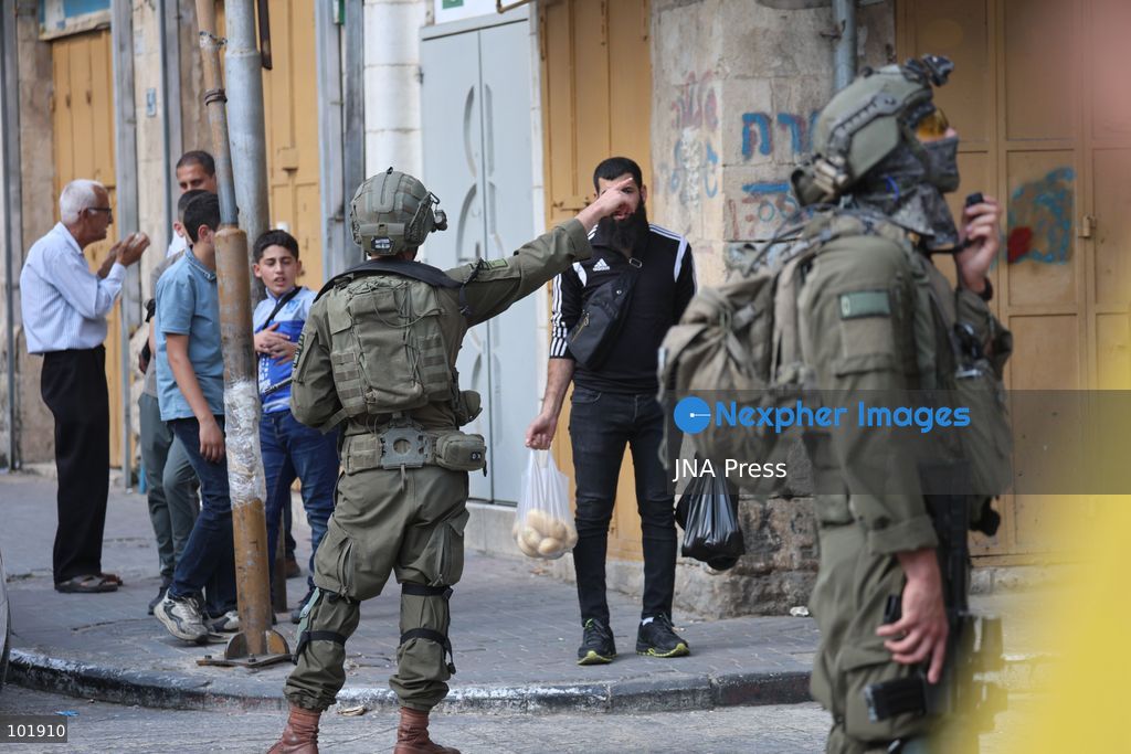 HEBRON, OCCUPIED WEST BANK, OCTOBER 4, 2026: Newly installed Israeli military gates are seen near entrances to Hebron's Old City as Israeli forces impose additional movement restrictions in the area. One of the new iron gates was installed in the Al-Zahid area, a key route connecting neighborhoods of the Old City and providing access toward the Ibrahimi Mosque. Local shop owner Badr al-Tamimi said the restrictions were affecting access to more than 1,000 commercial shops and over 500 homes in the area. Photo by Mosab Shawer / JNA Press. (Photo by Mosab shawer/JNA Press via Nexpher Images)