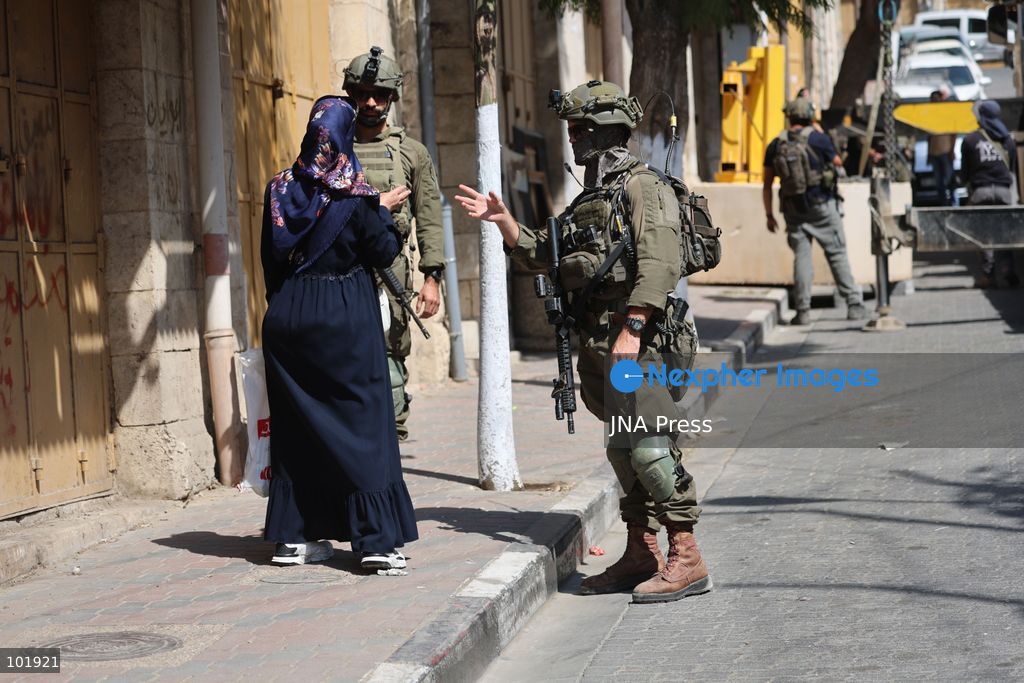 HEBRON, OCCUPIED WEST BANK, OCTOBER 4, 2026: Newly installed Israeli military gates are seen near entrances to Hebron's Old City as Israeli forces impose additional movement restrictions in the area. One of the new iron gates was installed in the Al-Zahid area, a key route connecting neighborhoods of the Old City and providing access toward the Ibrahimi Mosque. Local shop owner Badr al-Tamimi said the restrictions were affecting access to more than 1,000 commercial shops and over 500 homes in the area. Photo by Mosab Shawer / JNA Press. (Photo by Mosab shawer/JNA Press via Nexpher Images)
