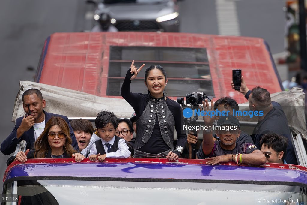 BANGKOK, THAILAND — October 4, 2026: Fans gathered in large numbers at Siam to welcome Nene Royal (Nene Pornnappan), creating a lively atmosphere as supporters came to attend the event and show their support for the artist.

The area around Siam was filled with fans waiting to meet Nene and capture memorable moments during the event. The gathering brought a vibrant atmosphere to one of Bangkok’s busiest shopping districts. (Photo by Nexpher Images/Nexpher Images)