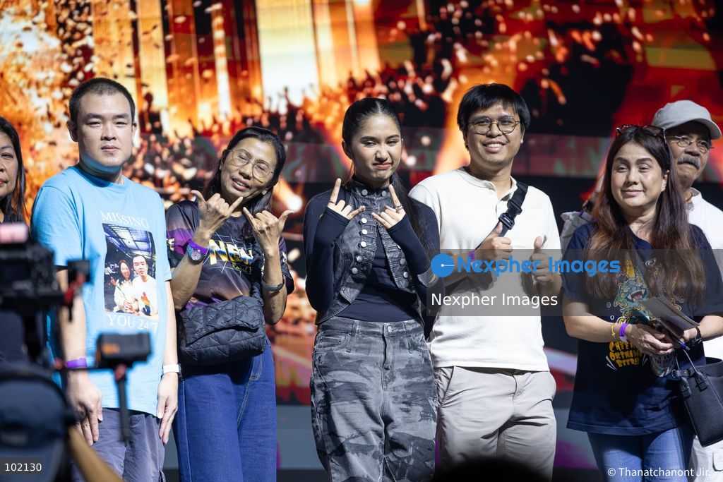 BANGKOK, THAILAND — October 4, 2026: Fans gathered in large numbers at Siam to welcome Nene Royal (Nene Pornnappan), creating a lively atmosphere as supporters came to attend the event and show their support for the artist.
The area around Siam was filled with fans waiting to meet Nene and capture memorable moments during the event. The gathering brought a vibrant atmosphere to one of Bangkok’s busiest shopping districts. (Photo by Nexpher Images/Nexpher Images)