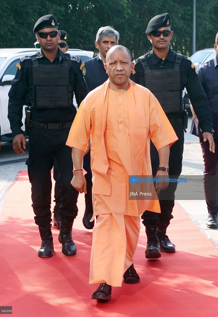 LUCKNOW, INDIA, OCTOBER 6, 2026: Uttar Pradesh Chief Minister Yogi Adityanath attends an event marking the 10th anniversary of HCLTech's operations at HCL IT City in Lucknow. During the event, HCL Group announced a planned investment of 5 billion rupees to expand the IT City, while HCLTech announced an initiative to train 1,000 students in Uttar Pradesh in artificial intelligence and related technologies. Photo by Jitendra Prakash / JNA Press. (Photo by Jitendra Prakash/JNA Press via Nexpher Images)