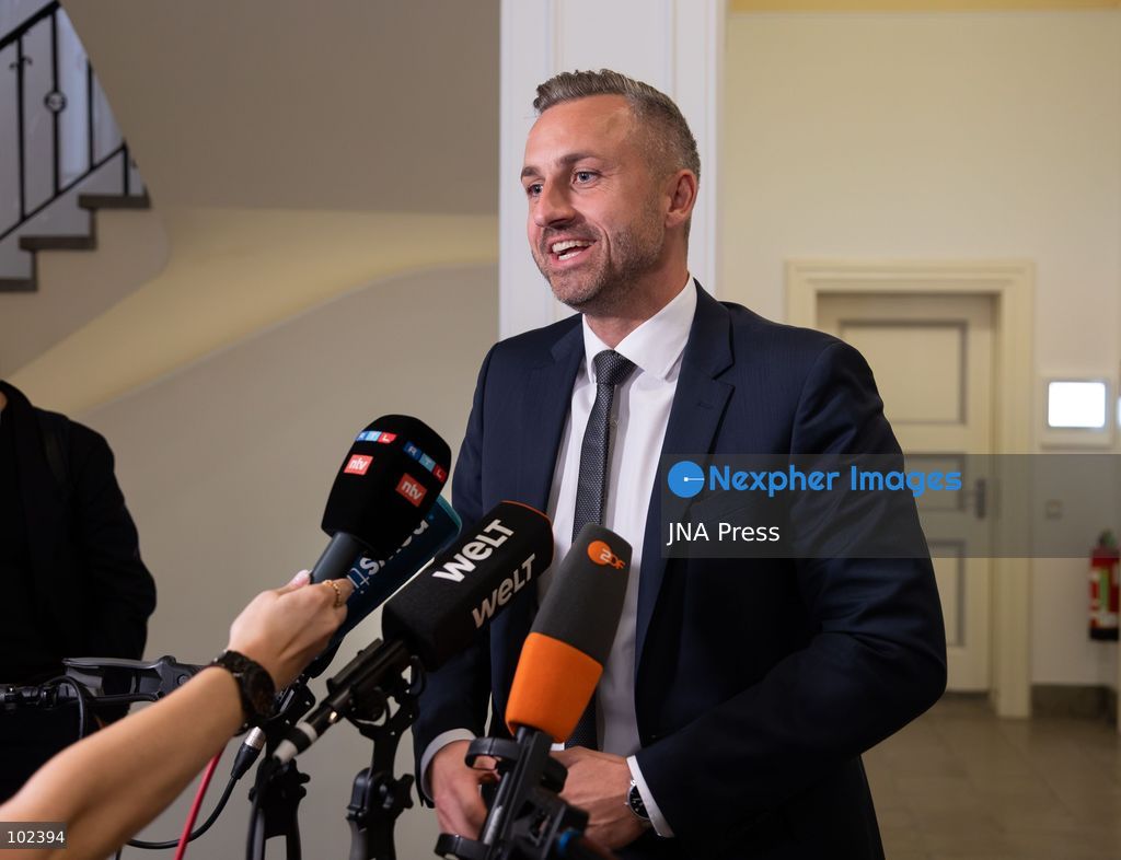 MAGDEBURG, GERMANY, OCTOBER 6, 2026: Lawmakers attend the inaugural session of the newly elected Saxony-Anhalt state parliament in Magdeburg following the September state election, in which the far-right Alternative for Germany (AfD) emerged as the largest party. AfD lawmaker Tobias Rausch was elected president of the state parliament with 48 votes, becoming the first AfD politician to hold the presidency of a German state parliament. Photo by Somaya Abdelrahman/ JNA Press. (Photo by Somaya Abdelrahman/JNA Press via Nexpher Images)