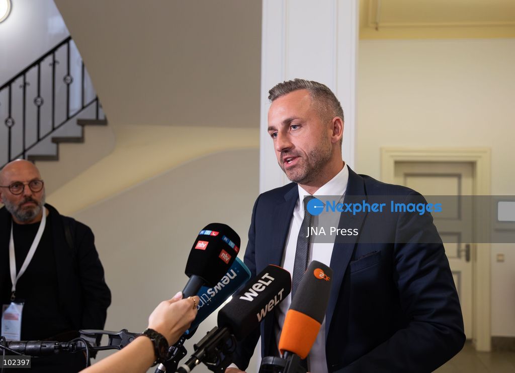 MAGDEBURG, GERMANY, OCTOBER 6, 2026: Lawmakers attend the inaugural session of the newly elected Saxony-Anhalt state parliament in Magdeburg following the September state election, in which the far-right Alternative for Germany (AfD) emerged as the largest party. AfD lawmaker Tobias Rausch was elected president of the state parliament with 48 votes, becoming the first AfD politician to hold the presidency of a German state parliament. Photo by Somaya Abdelrahman/ JNA Press. (Photo by Somaya Abdelrahman/JNA Press via Nexpher Images)