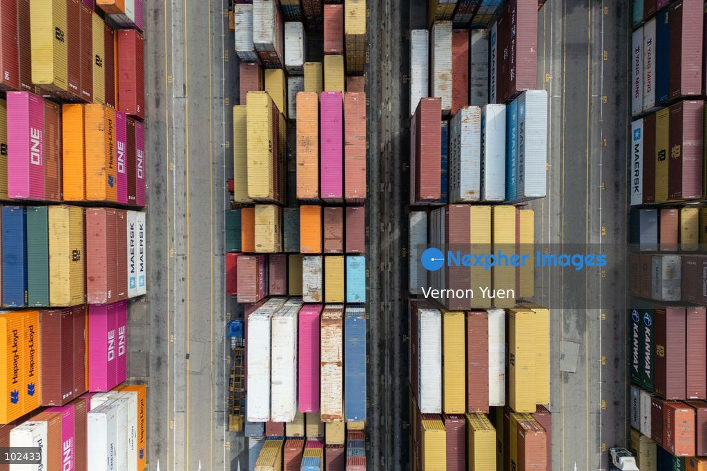 Cargo containers at the port of Hong Kong on October 7, 2026 in Hong Kong. (Photo by Vernon Yuen/Nexpher Images)