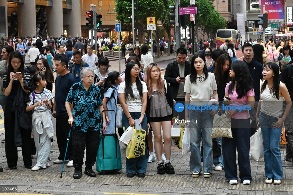 Chinese tourists visiting Causeway Bay on October 6, 2026 in Hong Kong. (Photo by Kobe Li/Nexpher Images)