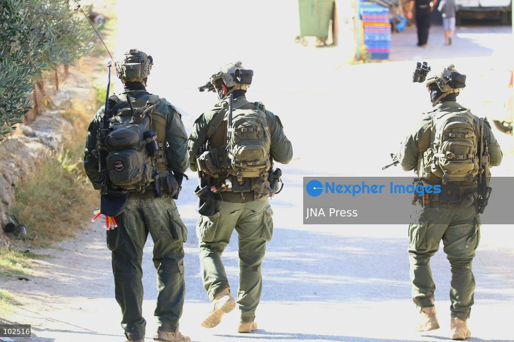 QATANNA, OCCUPIED WEST BANK, OCTOBER 7, 2026: Israeli forces carry out a military operation in the town of Qatanna, northwest of Jerusalem, raiding residential homes, detaining Palestinian residents and conducting field interrogations. Israeli forces also imposed a closure on the town, restricting movement in and out of the area. The operation in Qatanna formed part of a wider campaign across towns and villages northwest of Jerusalem, during which around 50 Palestinians were detained or arrested and dozens of homes were raided, according to Palestinian officials. Photo by Salman Mohsen Alkhatib / JNA Press. (Photo by Salman Mohsen Alkhatib/JNA Press via Nexpher Images)