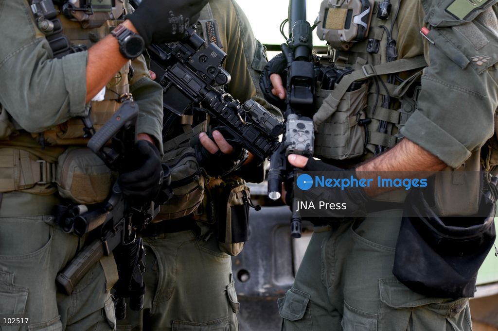 QATANNA, OCCUPIED WEST BANK, OCTOBER 7, 2026: Israeli forces carry out a military operation in the town of Qatanna, northwest of Jerusalem, raiding residential homes, detaining Palestinian residents and conducting field interrogations. Israeli forces also imposed a closure on the town, restricting movement in and out of the area. The operation in Qatanna formed part of a wider campaign across towns and villages northwest of Jerusalem, during which around 50 Palestinians were detained or arrested and dozens of homes were raided, according to Palestinian officials. Photo by Salman Mohsen Alkhatib / JNA Press. (Photo by Salman Mohsen Alkhatib/JNA Press via Nexpher Images)