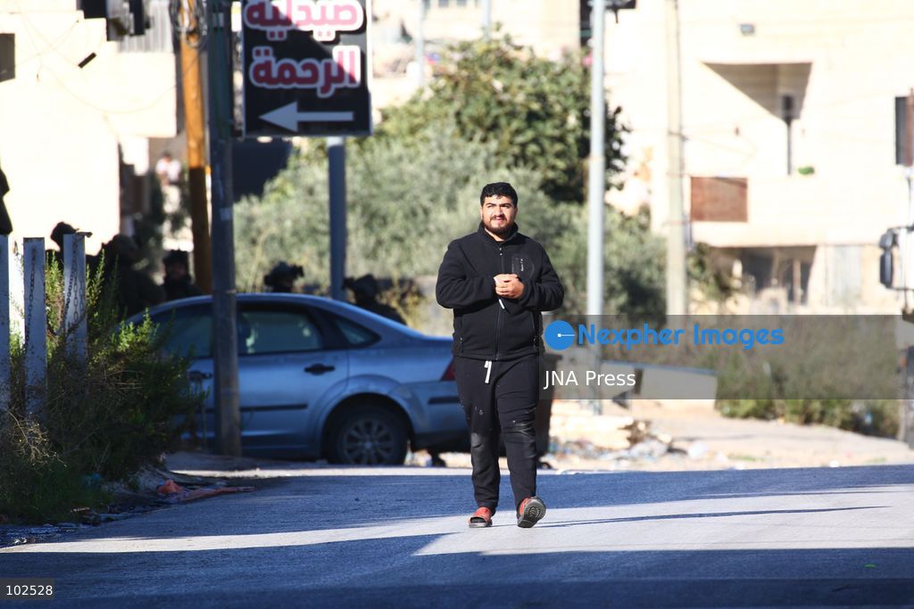 QATANNA, OCCUPIED WEST BANK, OCTOBER 7, 2026: Israeli forces carry out a military operation in the town of Qatanna, northwest of Jerusalem, raiding residential homes, detaining Palestinian residents and conducting field interrogations. Israeli forces also imposed a closure on the town, restricting movement in and out of the area. The operation in Qatanna formed part of a wider campaign across towns and villages northwest of Jerusalem, during which around 50 Palestinians were detained or arrested and dozens of homes were raided, according to Palestinian officials. Photo by Salman Mohsen Alkhatib / JNA Press. (Photo by Salman Mohsen Alkhatib/JNA Press via Nexpher Images)
