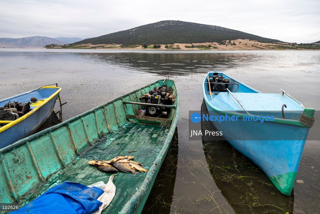 MADA ISLAND, BEYSEHIR, TURKEY, OCTOBER 2026: Residents go about their daily lives on Mada Island in Lake Beysehir, where a small community continues to depend largely on fishing as the island's population declines. With no road connection, school, grocery store or health centre, residents rely on small boats to reach the mainland for basic services and supplies. Local fishermen say falling water levels, pollution and declining catches in Lake Beysehir are adding to economic pressures and encouraging younger residents to leave. Celal Er, a fisherman raising his young child on the island, says his catch over the past week did not cover the cost of fuel for his boat and that he is considering leaving when his child reaches school age. The community's declining population and limited access to essential services are putting increasing pressure on a way of life sustained on the island for generations. Photo by Emrullah Gumus / JNA Press (Photo by Emrullah GÃ¼mÃ¼Å/JNA Press via Nexpher Images)
