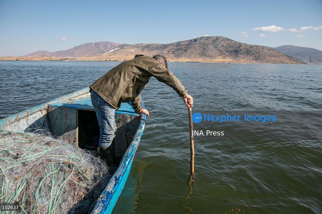 MADA ISLAND, BEYSEHIR, TURKEY, OCTOBER 2026: Residents go about their daily lives on Mada Island in Lake Beysehir, where a small community continues to depend largely on fishing as the island's population declines. With no road connection, school, grocery store or health centre, residents rely on small boats to reach the mainland for basic services and supplies. Local fishermen say falling water levels, pollution and declining catches in Lake Beysehir are adding to economic pressures and encouraging younger residents to leave. Celal Er, a fisherman raising his young child on the island, says his catch over the past week did not cover the cost of fuel for his boat and that he is considering leaving when his child reaches school age. The community's declining population and limited access to essential services are putting increasing pressure on a way of life sustained on the island for generations. Photo by Emrullah Gumus / JNA Press (Photo by Emrullah GÃ¼mÃ¼Å/JNA Press via Nexpher Images)