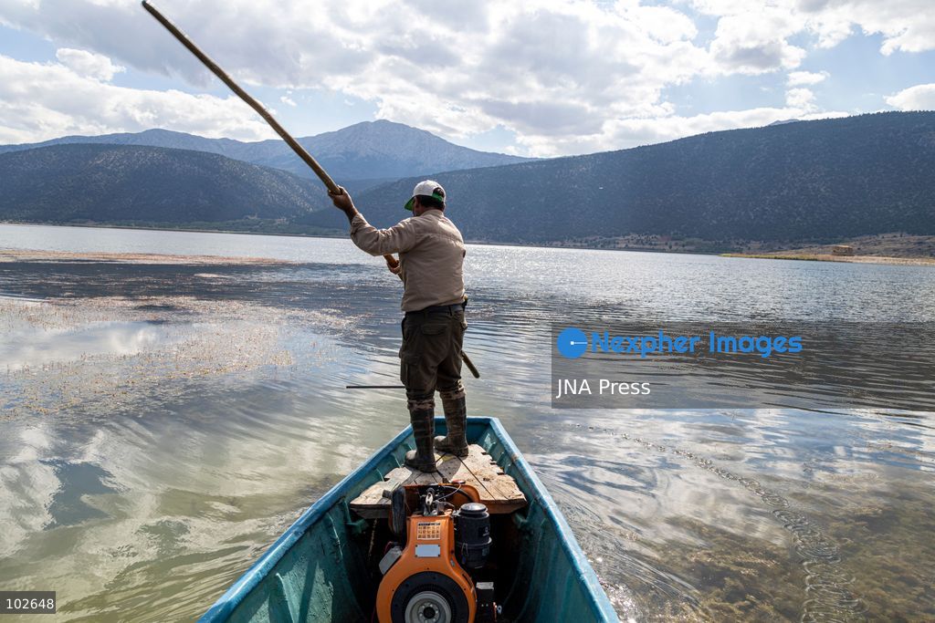 MADA ISLAND, BEYSEHIR, TURKEY, OCTOBER 2026: Residents go about their daily lives on Mada Island in Lake Beysehir, where a small community continues to depend largely on fishing as the island's population declines. With no road connection, school, grocery store or health centre, residents rely on small boats to reach the mainland for basic services and supplies. Local fishermen say falling water levels, pollution and declining catches in Lake Beysehir are adding to economic pressures and encouraging younger residents to leave. Celal Er, a fisherman raising his young child on the island, says his catch over the past week did not cover the cost of fuel for his boat and that he is considering leaving when his child reaches school age. The community's declining population and limited access to essential services are putting increasing pressure on a way of life sustained on the island for generations. Photo by Emrullah Gumus / JNA Press (Photo by Emrullah GÃ¼mÃ¼Å/JNA Press via Nexpher Images)