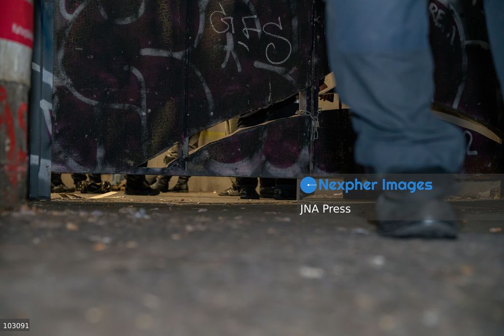 BERLIN, GERMANY, OCTOBER 7, 2026: Pro-Palestinian demonstrators march through Berlin's Kreuzberg district during a protest marking three years since the October 7 attacks and the start of the war in Gaza. The march encountered a small pro-Israel counter-demonstration along its route, with opposing groups exchanging chants. Berlin police later halted and dispersed the march before it reached its planned endpoint at Hermannplatz. Photo by Nikos Kanistras / JNA Press. (Photo by Nikos Kanistras/JNA Press via Nexpher Images)