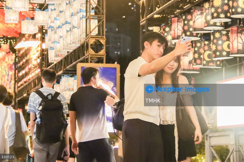 A general view of the Mid-Autumn Lantern Carnival at Victoria Park in Hong Kong on October 4, 2026. The exhibition features colourful lantern installations celebrating local culture and traditional craftsmanship. (Photo by Gordon Choi/TMHK via Nexpher Images)