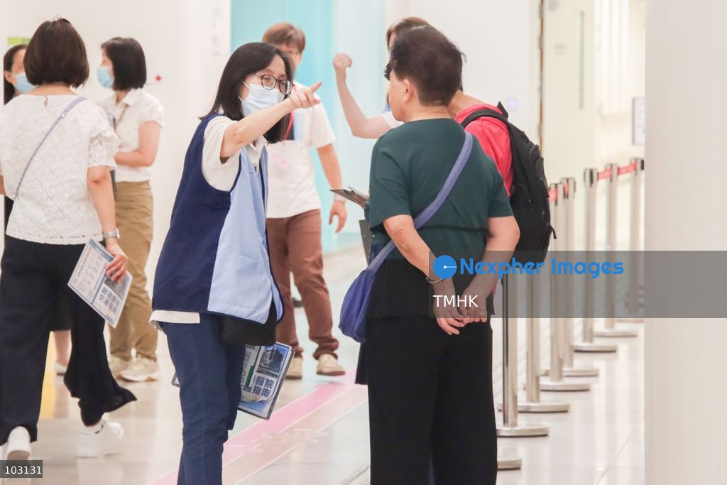 Dr Eric Cheung Fuk-chi, Cluster Chief Executive of the Kowloon Central Cluster and Hospital Chief Executive of Kai Tak Hospital, speaks to reporters on the first day of the hospital's phased opening in Hong Kong on October 5, 2026. (Photo by Gordon Choi/TMHK via Nexpher Images)