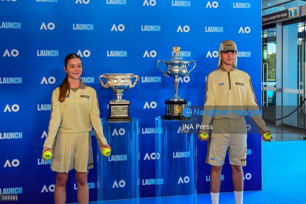 MELBOURNE, AUSTRALIA, OCTOBER 8, 2026: Tennis Australia holds the official media launch of the Australian Open 2027 Grand Slam tennis tournament at the Rod Laver Arena Concourse in Melbourne. The presentation, hosted by former tennis player Jelena Dokic and Australian tennis legend Todd Woodbridge, featured several guests and was followed by a press conference with Tennis Australia CEO Andrew Abdo ahead of the upcoming tournament. Photo by Alexander Bogatyrev / JNA Press. (Photo by Alexander Bogatyrev/JNA Press via Nexpher Images)
