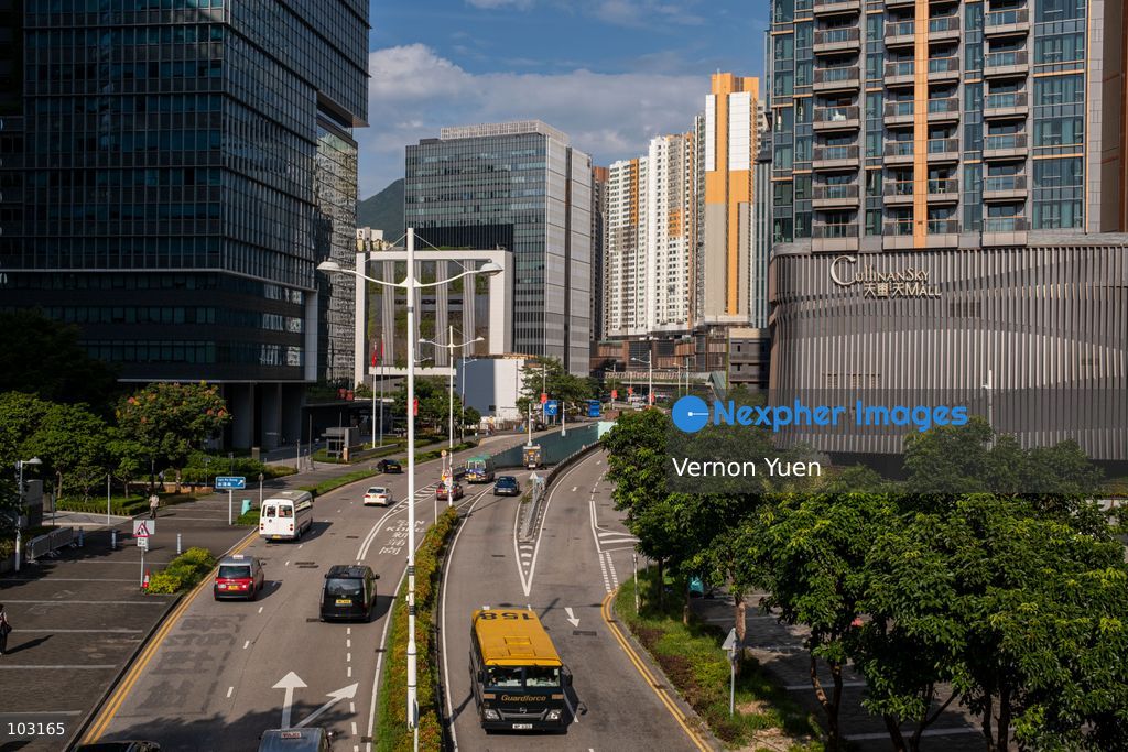 A general view showing a road and buildings on October 8, 2026 in Hong Kong. (Photo by Vernon Yuen/Nexpher Images)