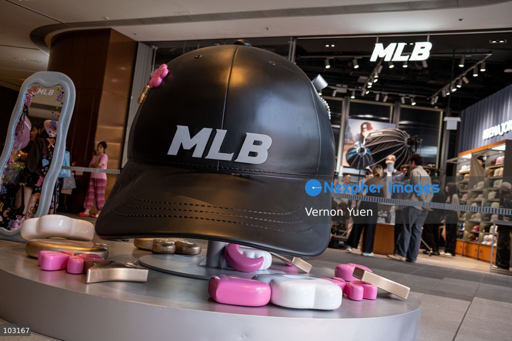 A display for the MLB store outside an MLB store inside a shopping mall on October 8, 2026 in Hong Kong. (Photo by Vernon Yuen/Nexpher Images)