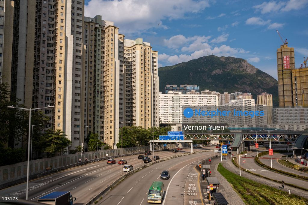 A general view showing a road and buildings on October 8, 2026 in Hong Kong. (Photo by Vernon Yuen/Nexpher Images)