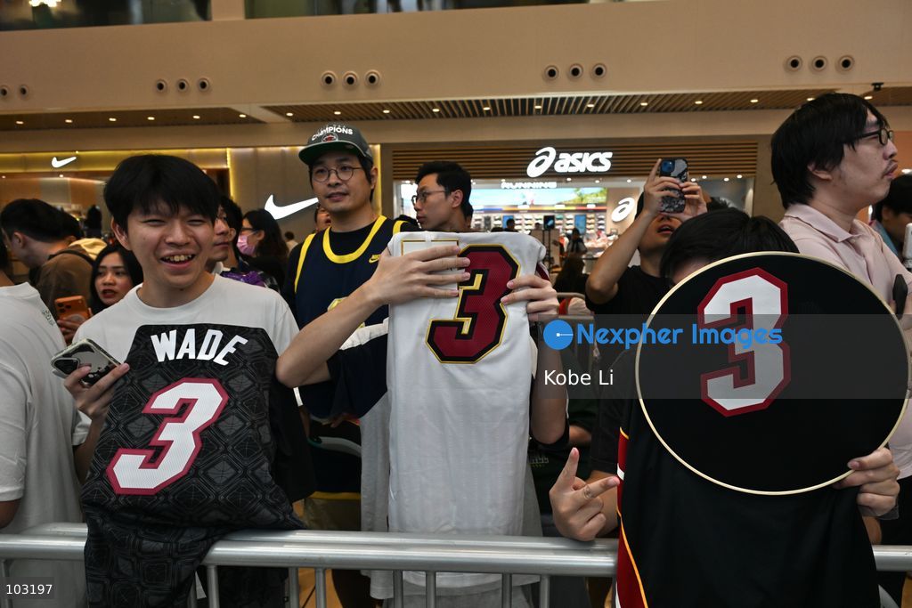 A general view showing Dwyane Wade's fans at an event on October 8, 2026 in Hong Kong. (Photo by Kobe Li/Nexpher Images)