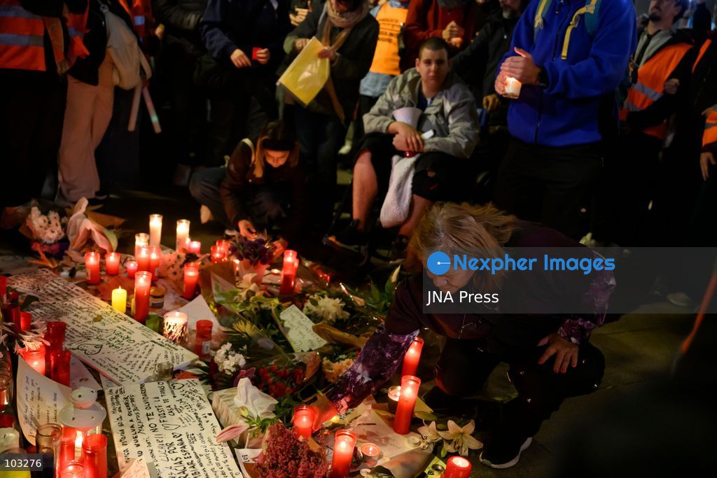 MADRID, SPAIN, OCTOBER 8, 2026: Thousands of people march through central Madrid in memory of Maricarmen Abascal, an 87-year-old woman who died on October 7, two weeks after being evicted from the apartment where she had lived for 71 years. Organized by the Sindicato de Inquilinas de Madrid, the march began at Puerta del Sol and ended outside Abascal's former home in the Retiro district. Around 20,000 people participated, according to the Spanish government's delegation in Madrid. Abascal's eviction on September 23 sparked widespread housing protests and encampments across Spain, with demonstrators demanding stronger tenant protections and measures against evictions. Photo by Tomas Calle / JNA Press. (Photo by Tomas Calle/JNA Press via Nexpher Images)