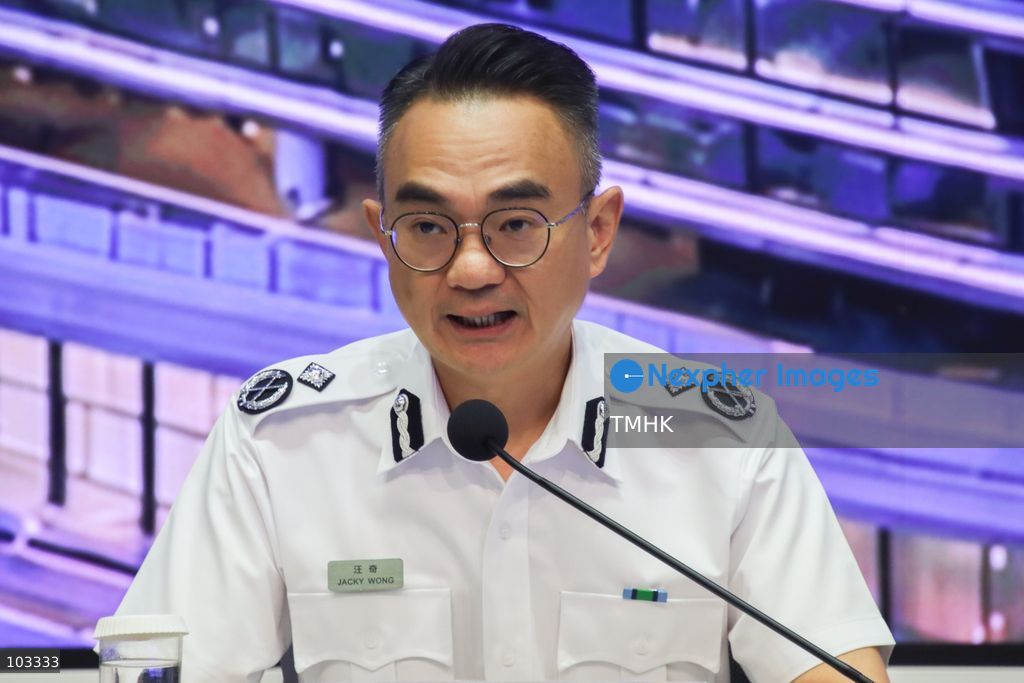 Immigration Department Assistant Director (Control) Jacky Wong Ki attends a joint press conference on the opening arrangements for the new Huanggang Port at the Central Government Offices in Hong Kong on October 9, 2026. The port is scheduled to commence 24-hour passenger clearance services on October 12. (Photo by Gordon Choi/TMHK via Nexpher Images)