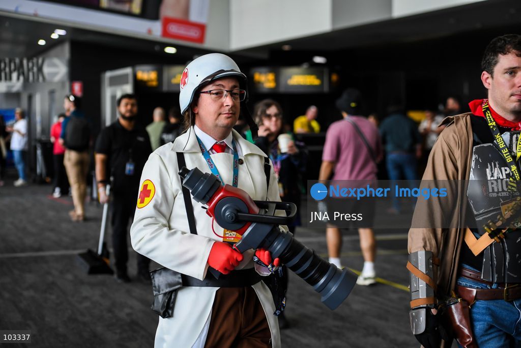MELBOURNE, AUSTRALIA, OCTOBER 9, 2026: Gaming enthusiasts and cosplay participants attend the opening day of PAX Aus 2026 at the Melbourne Convention and Exhibition Centre. The three-day convention, running from October 9 to 11, brings together gamers, developers, publishers and fans for video game demonstrations, esports competitions, cosplay activities and exhibitions showcasing the latest developments in gaming and entertainment. Photo by Alexander Bogatyrev / JNA Press. (Photo by Alexander Bogatyrev/JNA Press via Nexpher Images)
